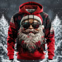 Koulb Men's Santa Claus Hoodie for $11 + $9 shipping