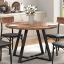 Vipuse 42" Round Wooden Table for $90 + free shipping