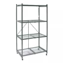 Origami R5 4-Shelf Collapsible Storage Rack w/ Wheels for $120 + free shipping