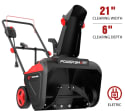 PowerSmart 21" Electric Snow Blower for $140 + free shipping