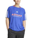 adidas Men's Nation Stripe Logo Jersey T-Shirt for $14 + free shipping w/ $25