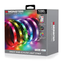 Monster Smart RGB+IC LED Strip Lights 100-Feet for $20 + free shipping