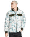 Sun + Stone Men's Wilderness Patterned Puffer Jacket for $24 + free shipping w/ $25