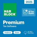 H&R Block Federal + State 2025 Premium Tax Software for $37