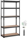 5-Tier 2000 lbs. 60" Adjustable Shelving Unit for $36 + free shipping