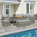 Yitahome 6-Piece Wicker Outdoor Sectional Sofa Set for $480 + free shipping