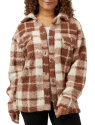 32 Degrees Women's Cozy Sherpa Shirt Jacket for $20 + free shipping w/ $24