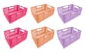 Pen+Gear Collapsible Desktop Organizer Bin 6-Pack for $11 + free shipping w/ $35