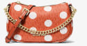 Michael Kors Carmela Small Polka Dot and Signature Logo Pochette for $36 + free shipping