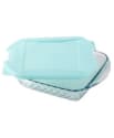 Anchor Hocking Glass Square Basketweave Embossed Cake Dish for $10 + free shipping