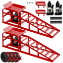 Lafati Heavy-Duty 10,000-lbs. Hydraulic Car Ramp Set for $153 + free shipping