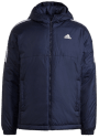 adidas Men's 3-Stripes Insulated Hooded Jacket (Size S) for $22 + free shipping
