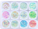 2-oz. Noctilucent Chunky Craft Glitter 12-Pack for $10 + free shipping