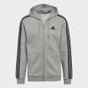 adidas Men's Essentials Fleece 3-Stripes Full-Zip Hoodie for $23 + free shipping