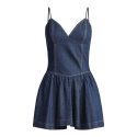 Scoop Women's Denim Corset Mini Dress for $9 + free shipping w/ $35
