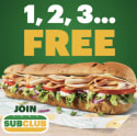 Subway Sub Club: Every 4th footlong free