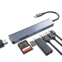 Duomigo 7-in-1 USB-C Hub for $13 + free shipping w/ $35