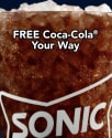 Coca Cola Drinks at Sonic: Free every day w/ purchase