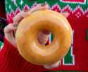Krispy Kreme Glazed or Classic Ring Doughnut: Free when you wear a festive sweater