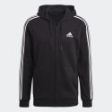 adidas Men's Essentials French Terry 3-Stripes Full-Zip Hoodie for $14 + free shipping