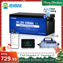 DC House 48V 100Ah Lithium Golf Cart Battery w/ Charger for $719 + free shipping