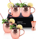 Moscow Mule Copper Mug 4-Piece Set for $23 + $6.99 s&h