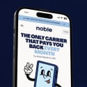 Noble Mobile Unlimited Talk, Text, & Data Plan for $10 for first month