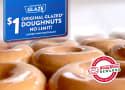 Krispy Kreme Original Glazed Doughnuts for $1 each + pickup