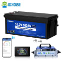 DC House 48V 100Ah Lithium Golf Cart Battery w/ Charger for $700 + free shipping