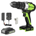 Greenworks 24V 1/2" 530 in/lbs Hammer Drill w/ 2.0Ah Battery & Charger for $59 + free shipping