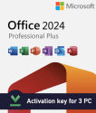 Microsoft Office Pro 2024 for Windows 3-PCs Lifetime License for $12 + digital download