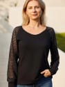 Women's V-Neck Shirt for $14 for 2 + free shipping