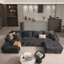 Ovios 134" U-Shape Modular Couch for $615 + free shipping