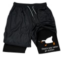 IronPanda Men's Peace Was Never An Option Performance Training Shorts for $26 + free shipping w/ $69