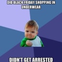 Black Friday Infographic: Most People Shop Online, Because Why Wear Pants?
