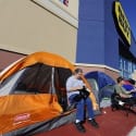 California Shoppers Line Up Outside Best Buy 22 Days Before Black Friday