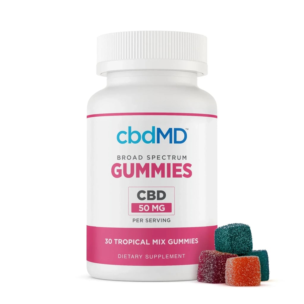 cbdMD Broad Spectrum CBD Gummies 30-Count