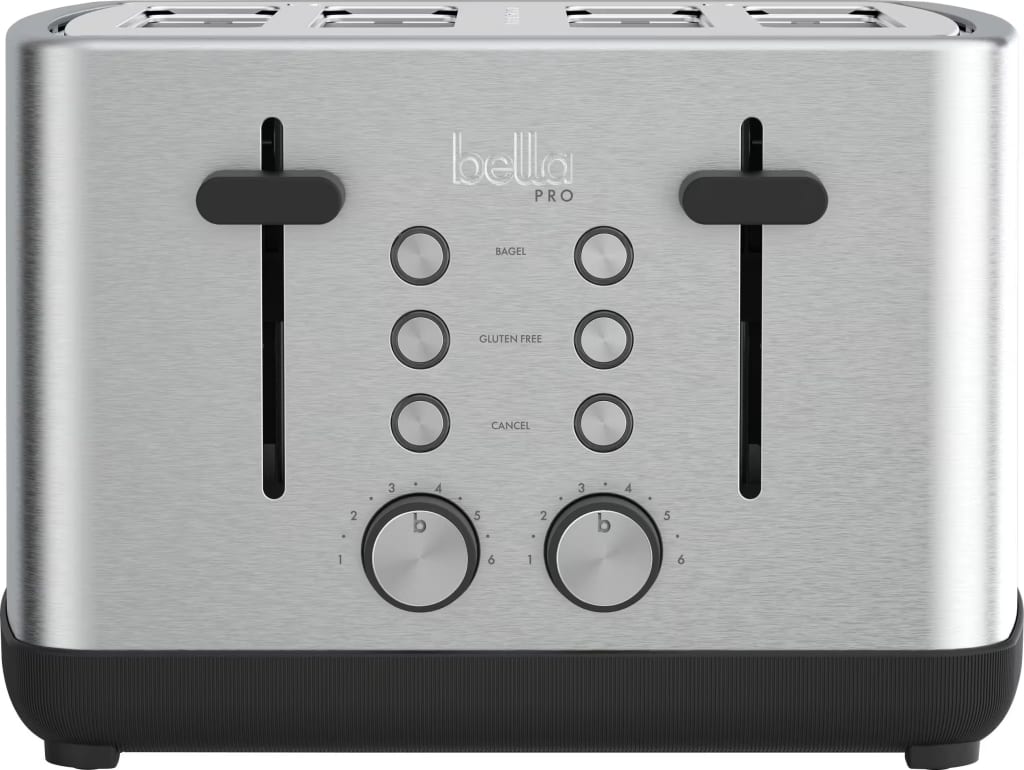 Bella PRO 4-Slice Toaster w/ Extra Wide Slots