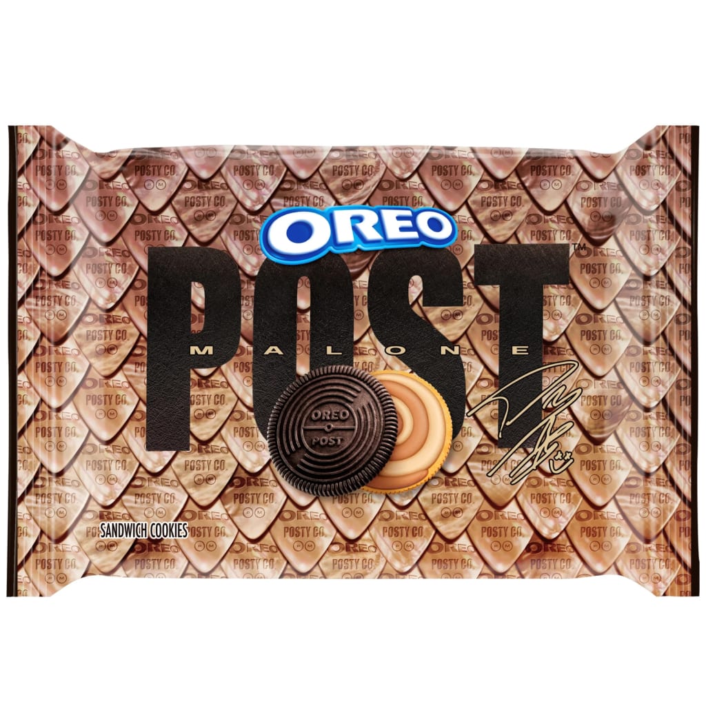 Oreo x Post Malone 10.68-oz. Salted Caramel & Shortbread Flavored Sandwich Cookies