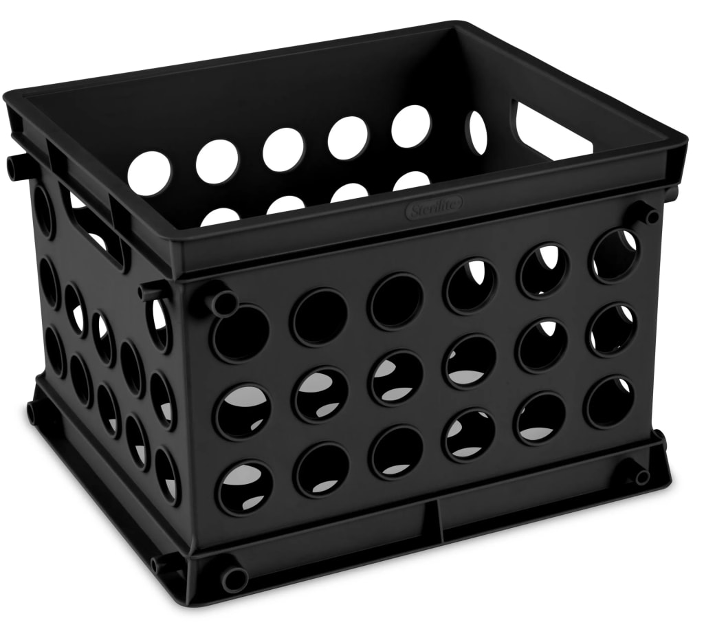 Sterilite Mini Crate Multi-Purpose Storage Bin