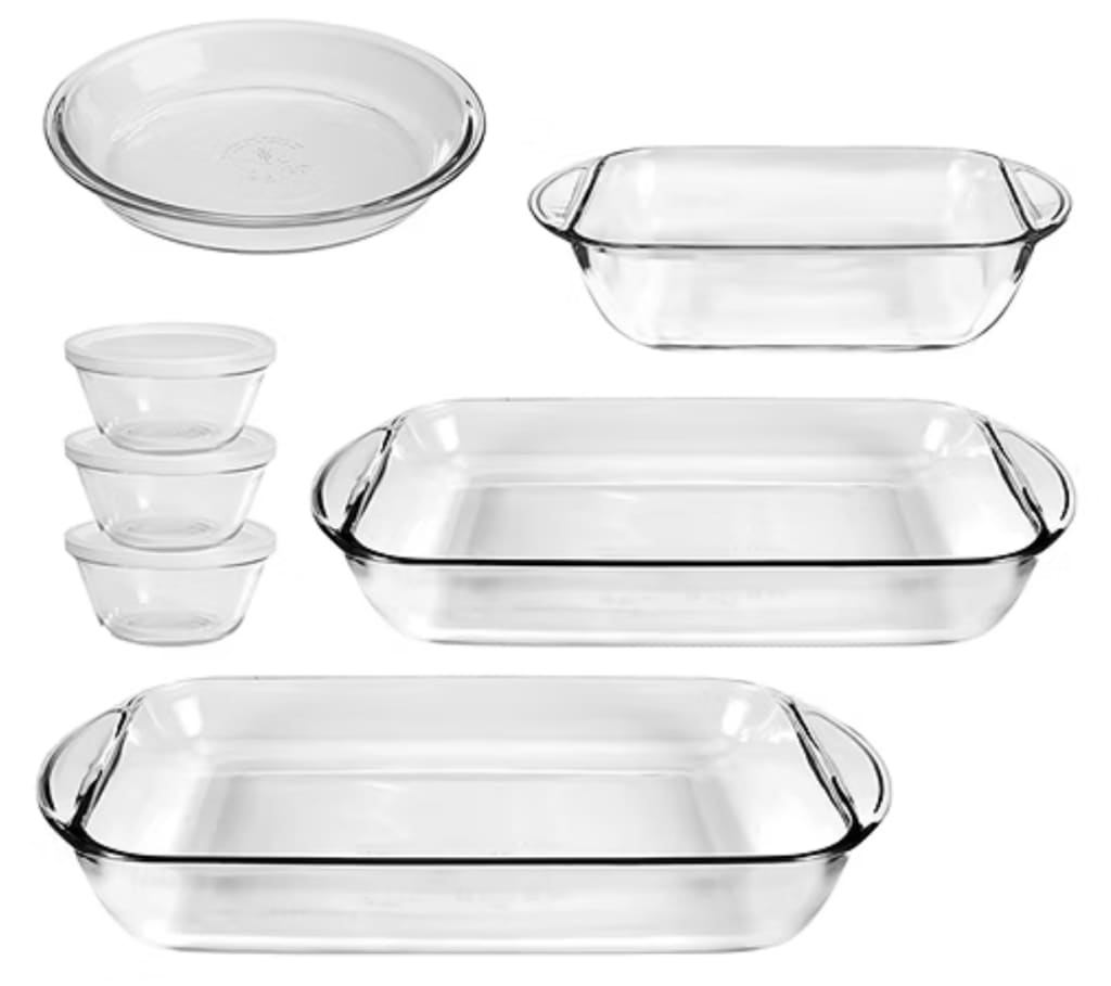 Anchor Hocking Essentials 10-Piece Glass Bakeware Set for $27 + free shipping w/ $49