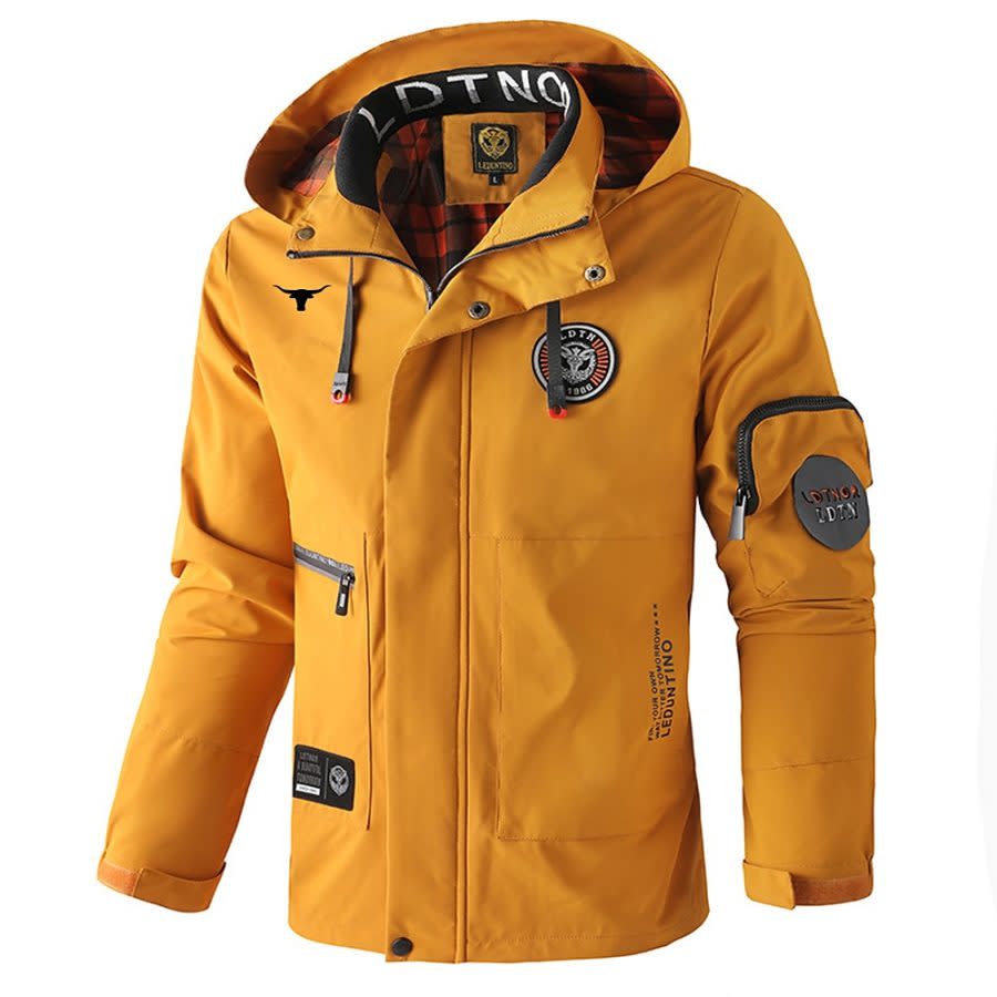 Koulb Men's Waterproof Windproof Parka Jacket for $19 + $10 shipping