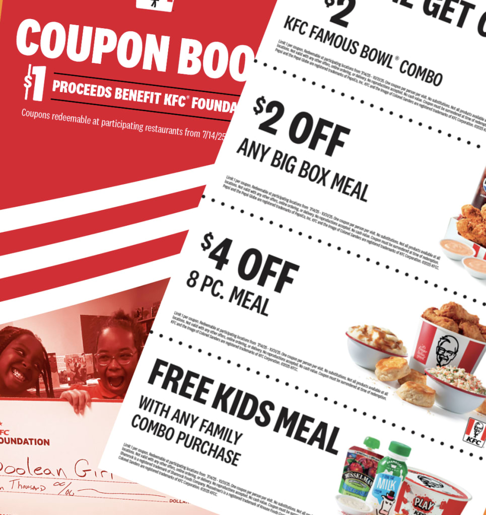 KFC Coupon Book