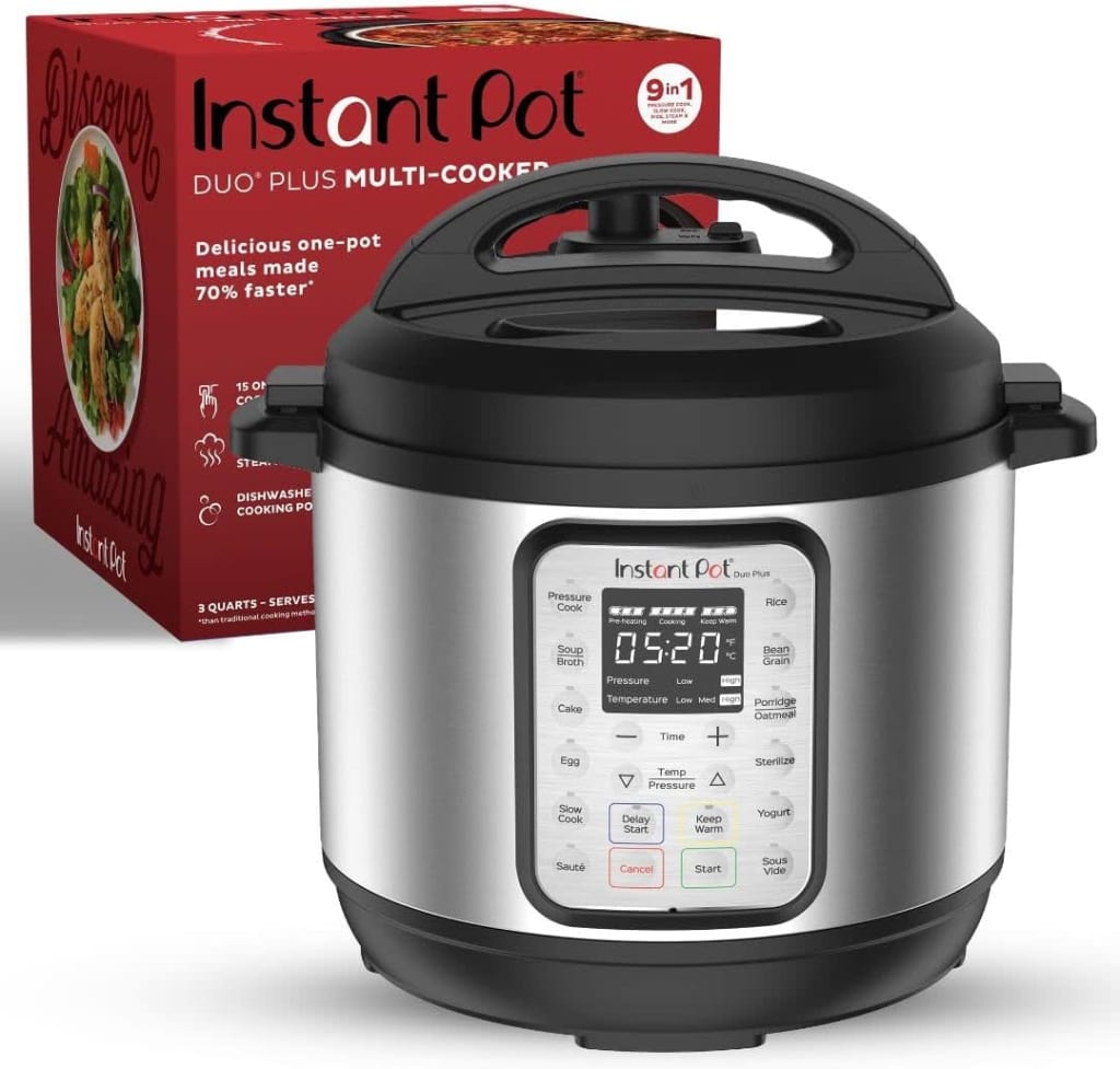 Instant Pot Duo Plus 9-in-1 Electric Pressure Cooker: $70 - 112-0156-01