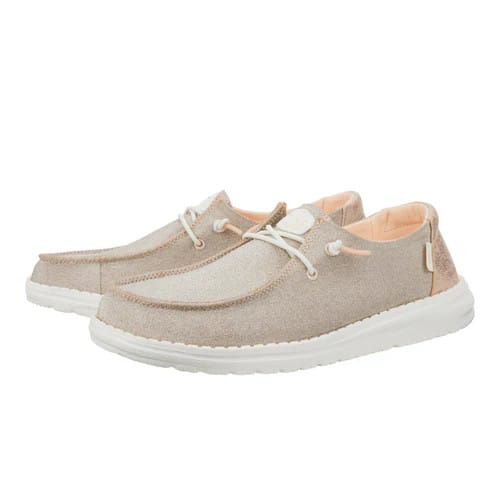 Hey Dude Women's Wendy Metallic Sparkle Shoes