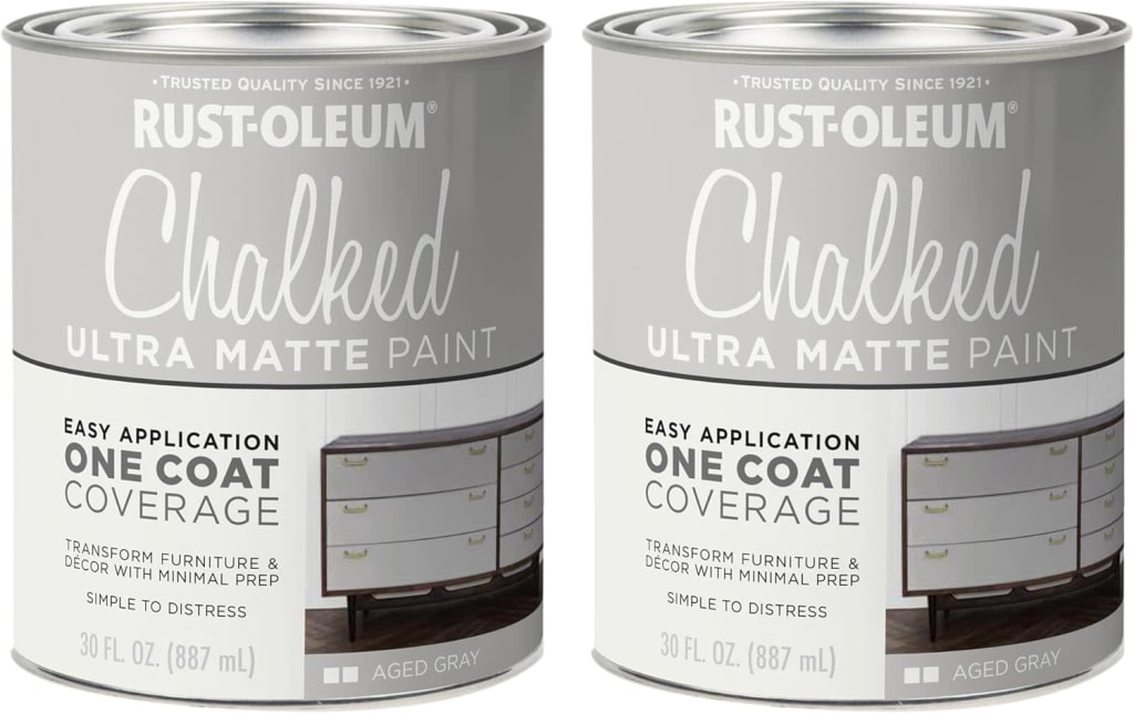 RustOleum Chalked Ultra Matte Decorative Paint 30fl oz. Can 2Pack 34
