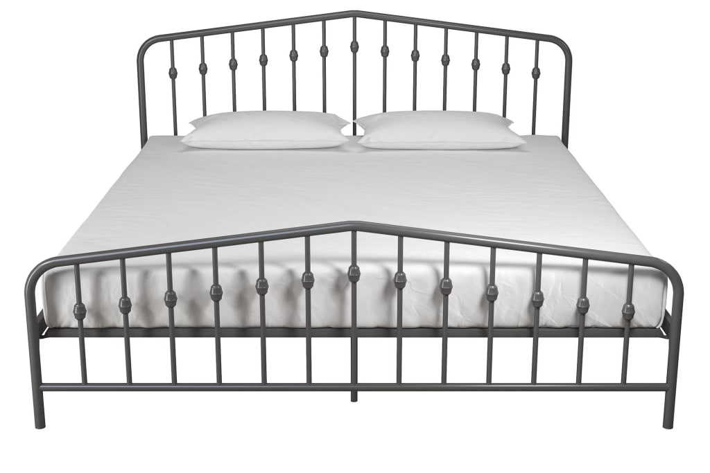 Novogratz Bushwick King Metal Bed for $79 + free shipping