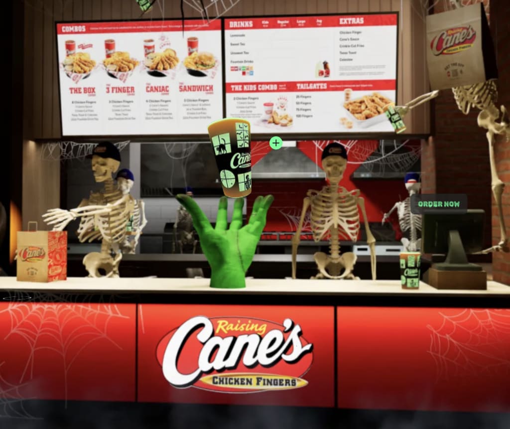 Raising Cane's Haunted Hunt Game