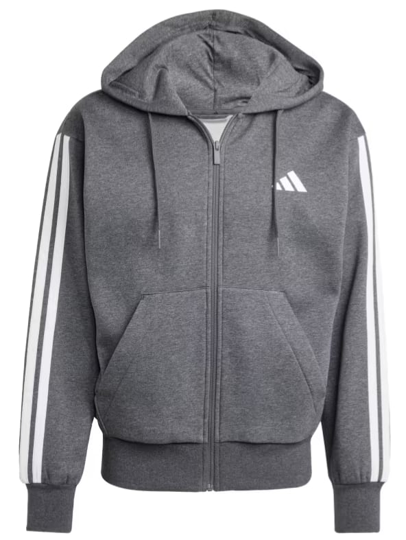adidas Men's Essentials 3-Stripes Fleece Hoodie for $19 + free shipping