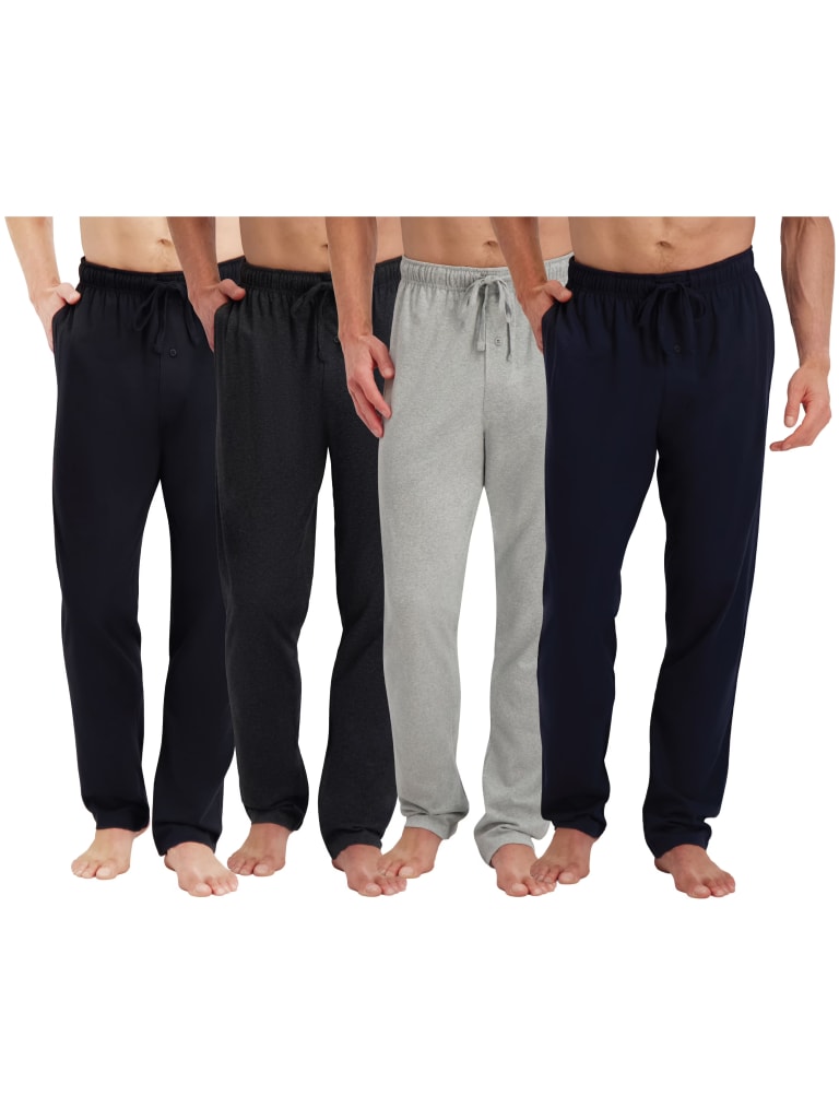 Hanes Men's Sleep Pants 4-Pack for $18 + free shipping w/ $35